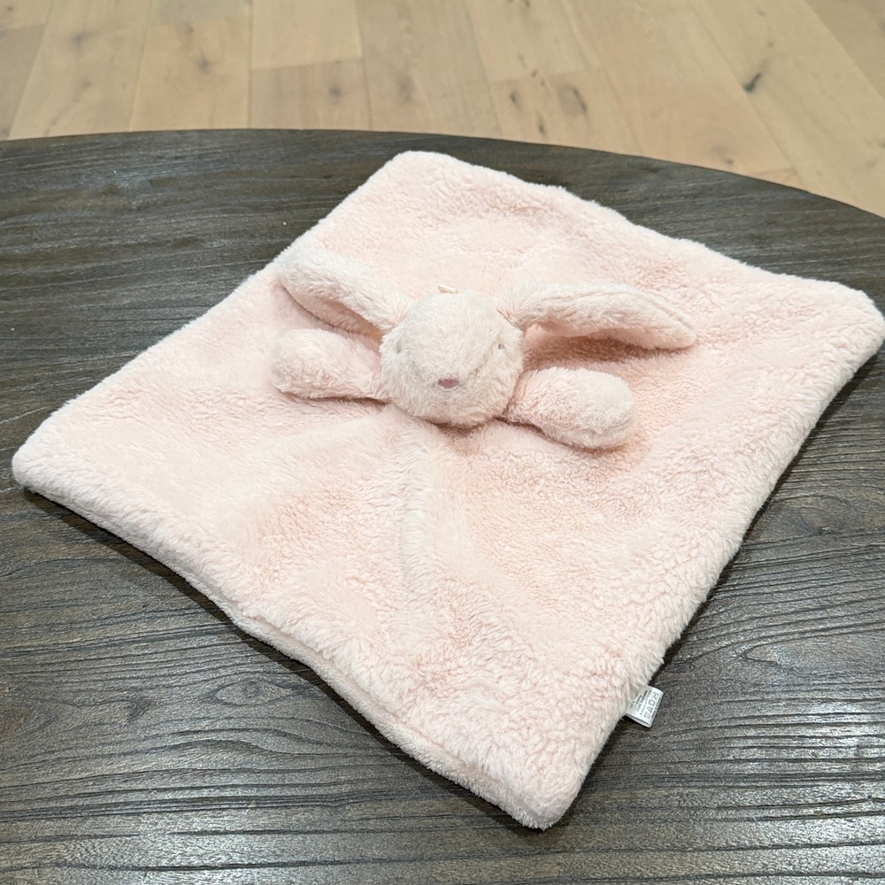 Pink Plush Bunny Security Blanket